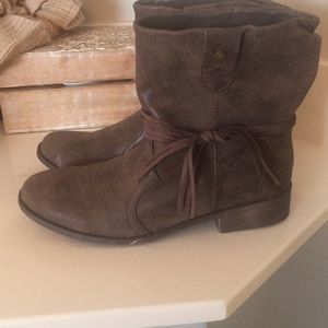 Brown booties